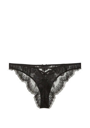 Fleur Du Mal Mila lace-trim briefs - Black