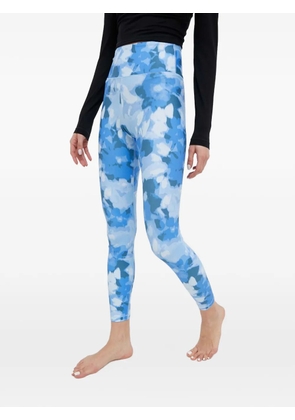 Casall floral-print leggings - Blue