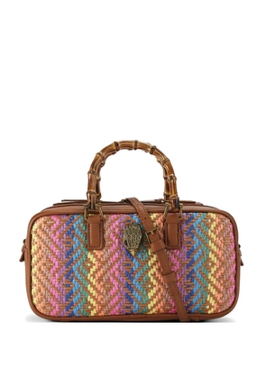 Kurt Geiger London small Kensington woven tote bag - Brown