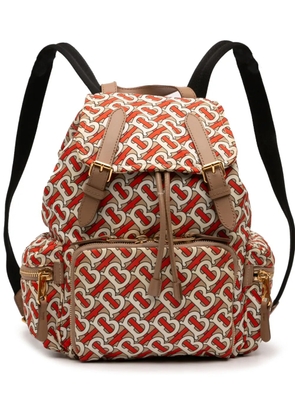 Burberry Pre-Owned 2018-2026 Medium TB Monogram Nylon backpack - Brown