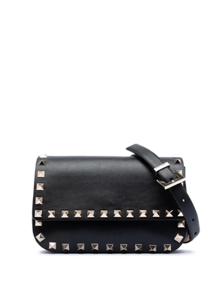 Valentino Garavani Pre-Owned 2018-2026 Leather Rockstud belt bag - Black