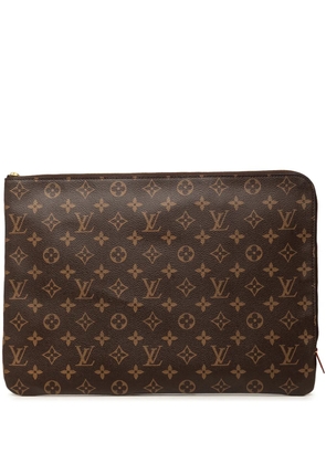 Louis Vuitton Pre-Owned 2019 Monogram Etui Voyage GM clutch bag - Brown