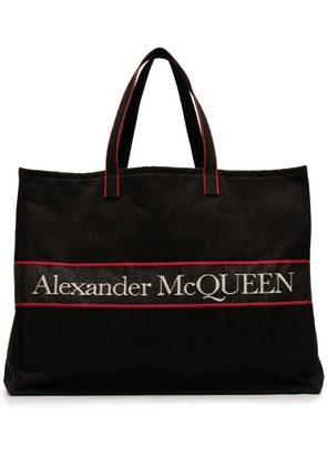 Alexander McQueen Pre-Owned 2020-2026 Cotton East West Selvedge tote bag - Black