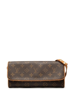 Louis Vuitton Pre-Owned 1999 Monogram Pochette Twin GM crossbody bag - Brown