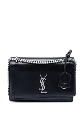 Saint Laurent Pre-Owned 2017 Medium Calfskin Monogram Sunset crossbody bag - Black