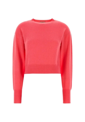 Le Kasha Menorca ribbed-trim sweater - Pink