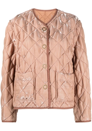 Forte Forte reversible quilted satin jacket - Neutrals