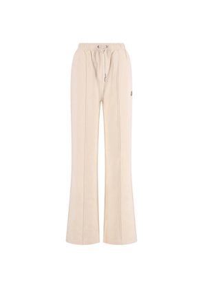 Moncler drawstring-waist flared trousers - Neutrals