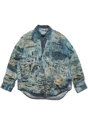 Acne Studios printed shirt - Blue