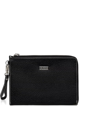 GUESS USA logo-plaque wallet - Black