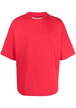 Palm Angels logo-print T-shirt - Red