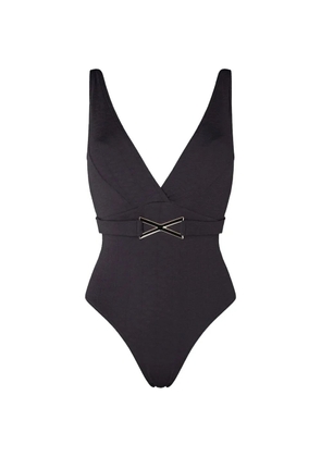 KIÓHNE Elianne jacquard swimsuit - Black