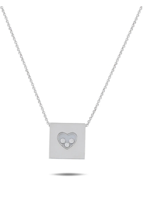 Chopard Pre-Owned Happy Diamonds heart necklace - Silver