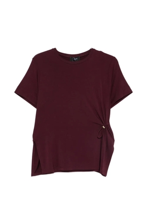 Clips drawstring sweater - Red