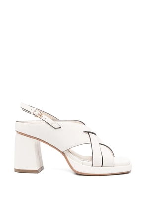 Bruno Premi crossover slingback sandals - White