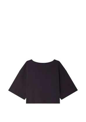 Soeur Davina cropped T-shirt - Purple