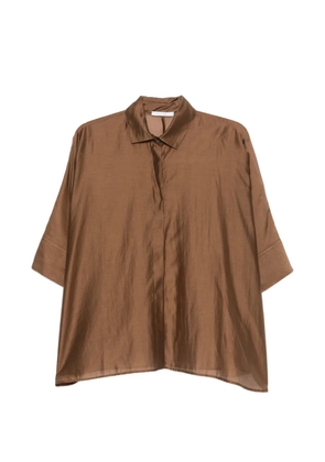 Cenere GB short-sleeve shirt - Brown