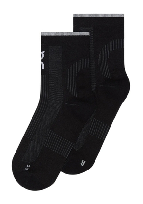On logo-print ankle socks - Black