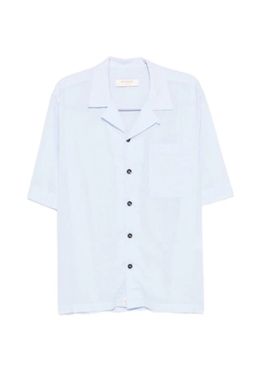 OFFICINA 36 short-sleeve buttoned shirt - Blue