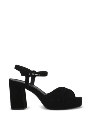Julie Dee buckle-fastening platform sandals - Black