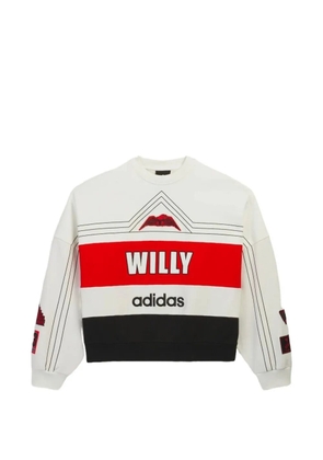 adidas x Willy Chavarria logo-print sweater - White