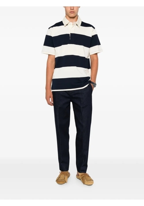 BONHEUR pressed-crease straight-leg jeans - Blue