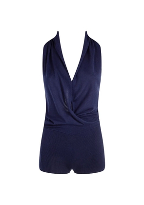 Paloma Wool Soma halterneck draped jumpsuit - Blue