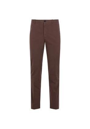 Incotex elasticated-waistband trousers - Brown