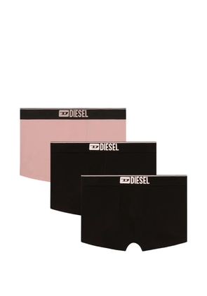 Diesel logo-waistband boxer (set of three) - Black