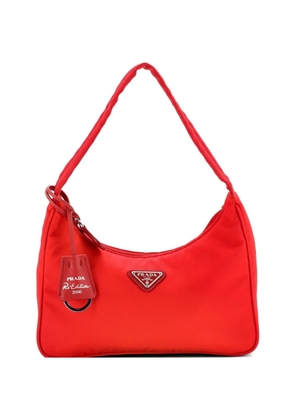 Prada Pre-Owned Re-Edition 2000 Tessuto Mini hobo bag - Red