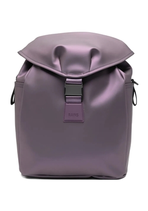Rains buckle-fastening drawstring backpack - Purple