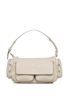 Armani Exchange utility shoulder bag - Neutrals