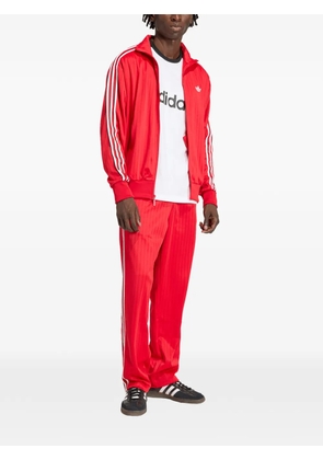 adidas Firebird side-stripe track pants - Red