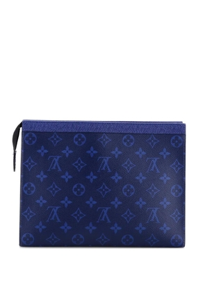 Louis Vuitton Pre-Owned Pochette Voyage Monogram Taigarama MM clutch bag - Blue