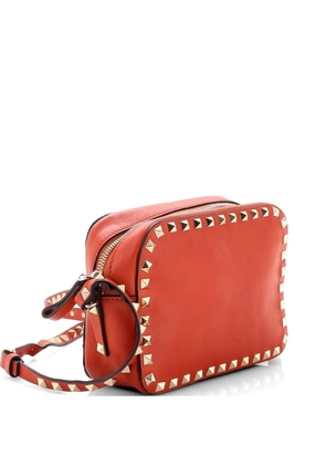 Valentino Garavani Pre-Owned Rockstud Camera Leather crossbody bag - Orange