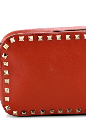 Valentino Garavani Pre-Owned Rockstud Camera Leather crossbody bag - Orange