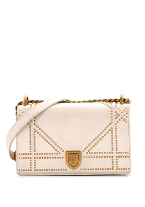 Christian Dior Pre-Owned Diorama Flap Bag Studded Leather Small shoulder bag - Neutrals