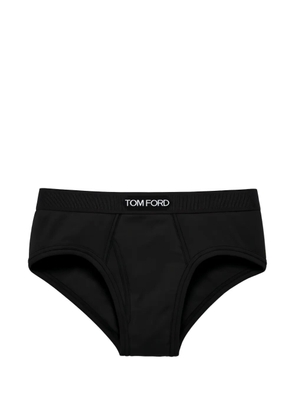 TOM FORD logo-patch briefs - Black
