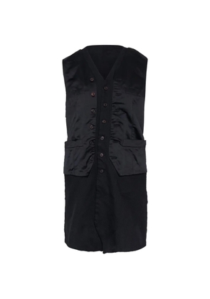 Comme Des Garçons Comme Des Garçons Heavy Kersey vest - Black