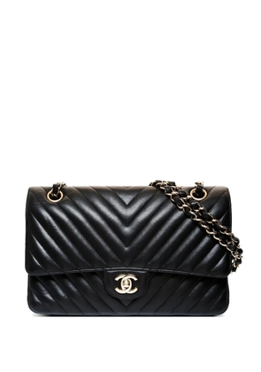 CHANEL Pre-Owned 2018 Chevron leather shoulder bag - Black