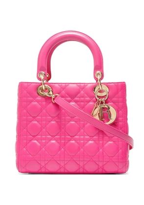 Christian Dior Pre-Owned 2020s Lady Dior Cannage handbag - Pink