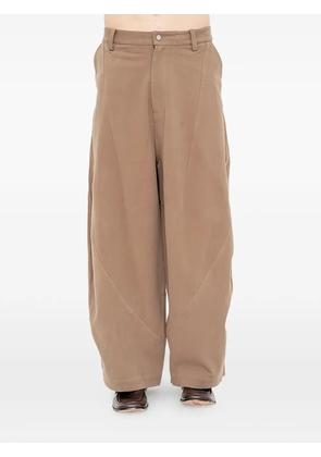 Joe Chia Cloudfold Trace trousers - Brown