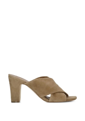 Julie Dee criss-cross suede sandals - Neutrals