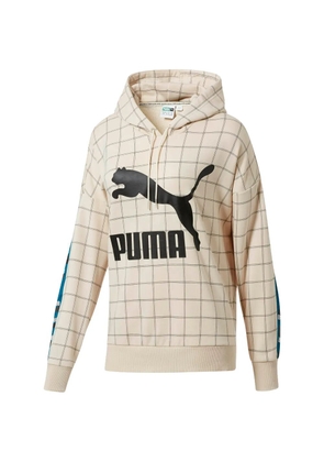 PUMA Revolt check hoodie - Neutrals