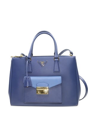Prada Saffiano Lux Galleria tote bag - Blue