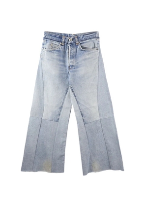 Readymade patchwork faded-effect jeans - Blue