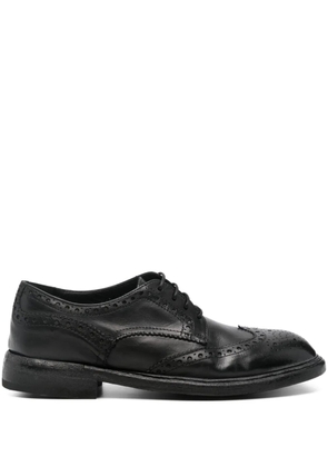Moma World leather brogue Oxford shoes - Black