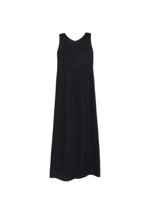 ASPESI cut-out tie-fastening maxi dress - Blue
