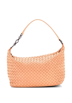 Bottega Veneta Pre-Owned Zip Hobo Intrecciato Nappa Small shoulder bag - Neutrals