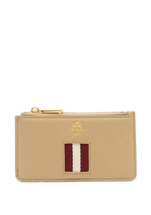 Bally Hera zipped card holder - Neutrals